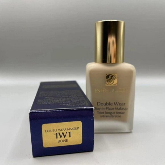 Estee Lauder Double Wear Stay-in-Place Makeup 1W1 Bone 1 OZ/30 ML New - Picture 2 of 2